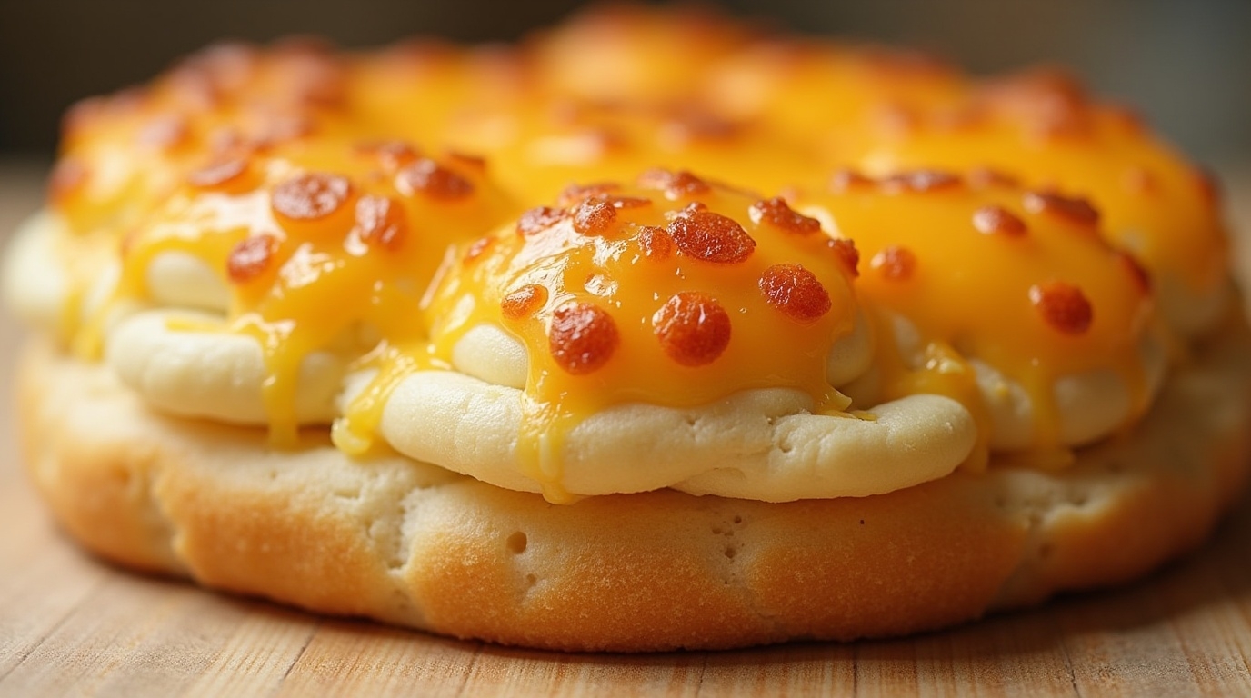 Délicieuse Bubble Pizza fraîchement cuite