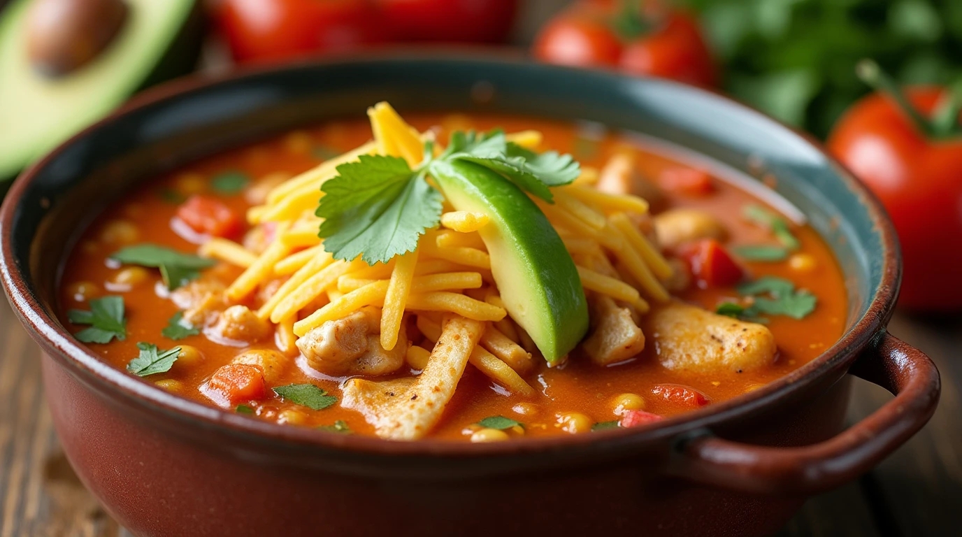 chicken tortilla soup calories
