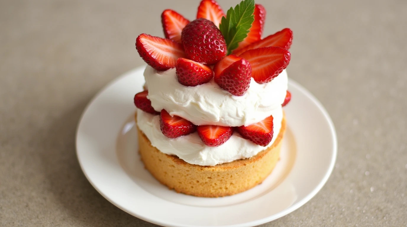 Strawberry Refrigerator Cake